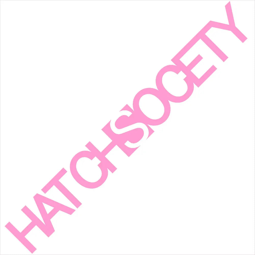 Hatch Society Car Stickers Windshield Banner JDM Graphics Fits Low Stance Decoration Sticker Die Cutting Vinyl Decals (ONLINE ORDER ONLY)