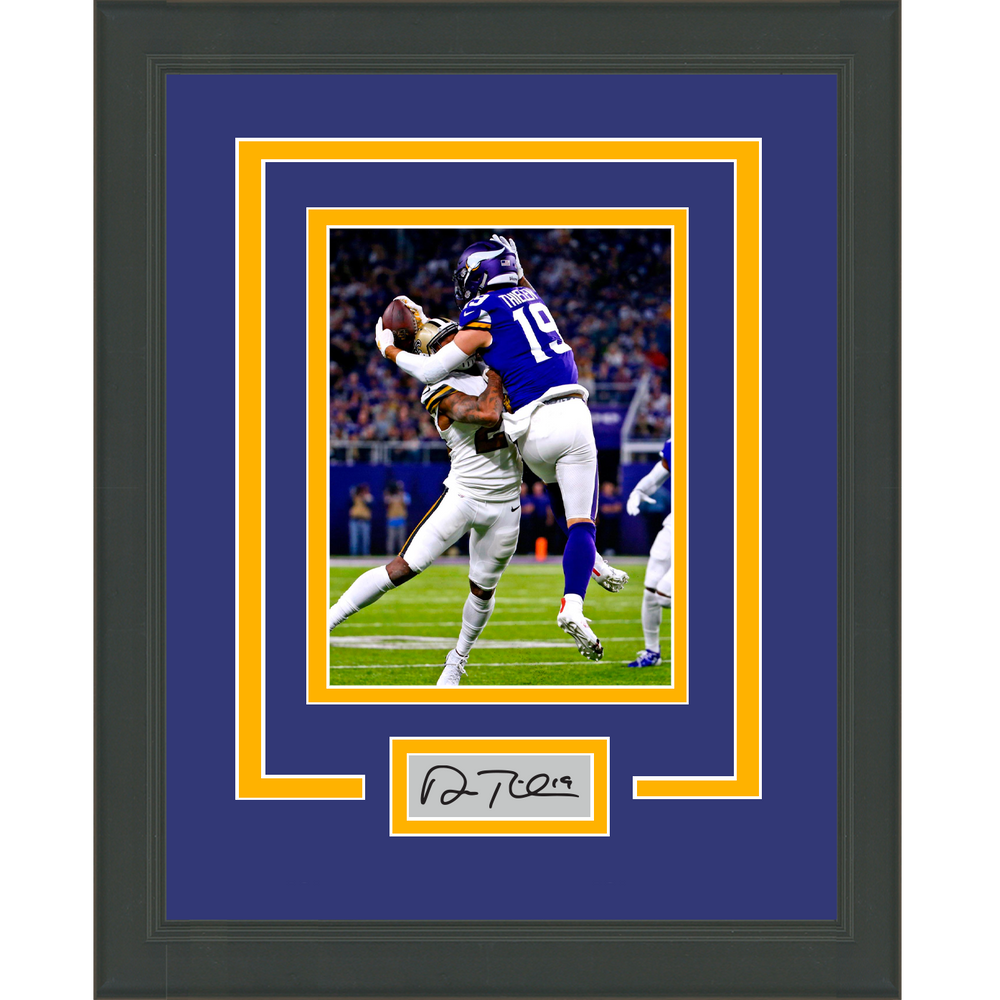 Framed Adam Thielen Facsimile Laser Engraved Signature Auto Minnesota Vikings 11x14 Football Photo (ONLINE ORDER ONLY)