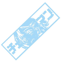Anime Beautiful Girl Lovely Car Stickers Window Windshield Bumper Decoration Stickers Auto Parts Laser Vinyl Decals (ONLINE ORDER ONLY)