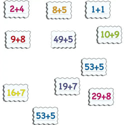 Addition Math 58 Piece Tray Jigsaw Puzzle Larsen (ONLINE ORDER ONLY)