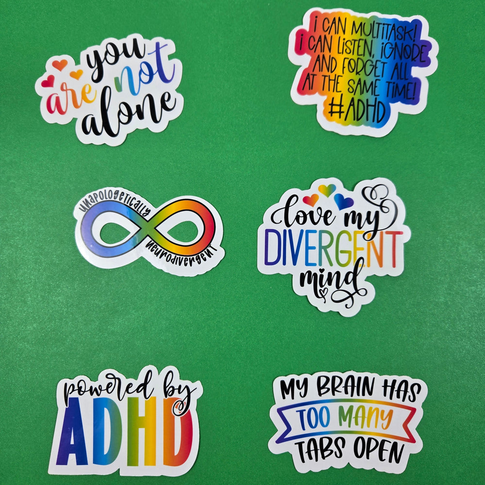 Neurodivergent Sticker Series 2 (ONLINE ORDER ONLY)