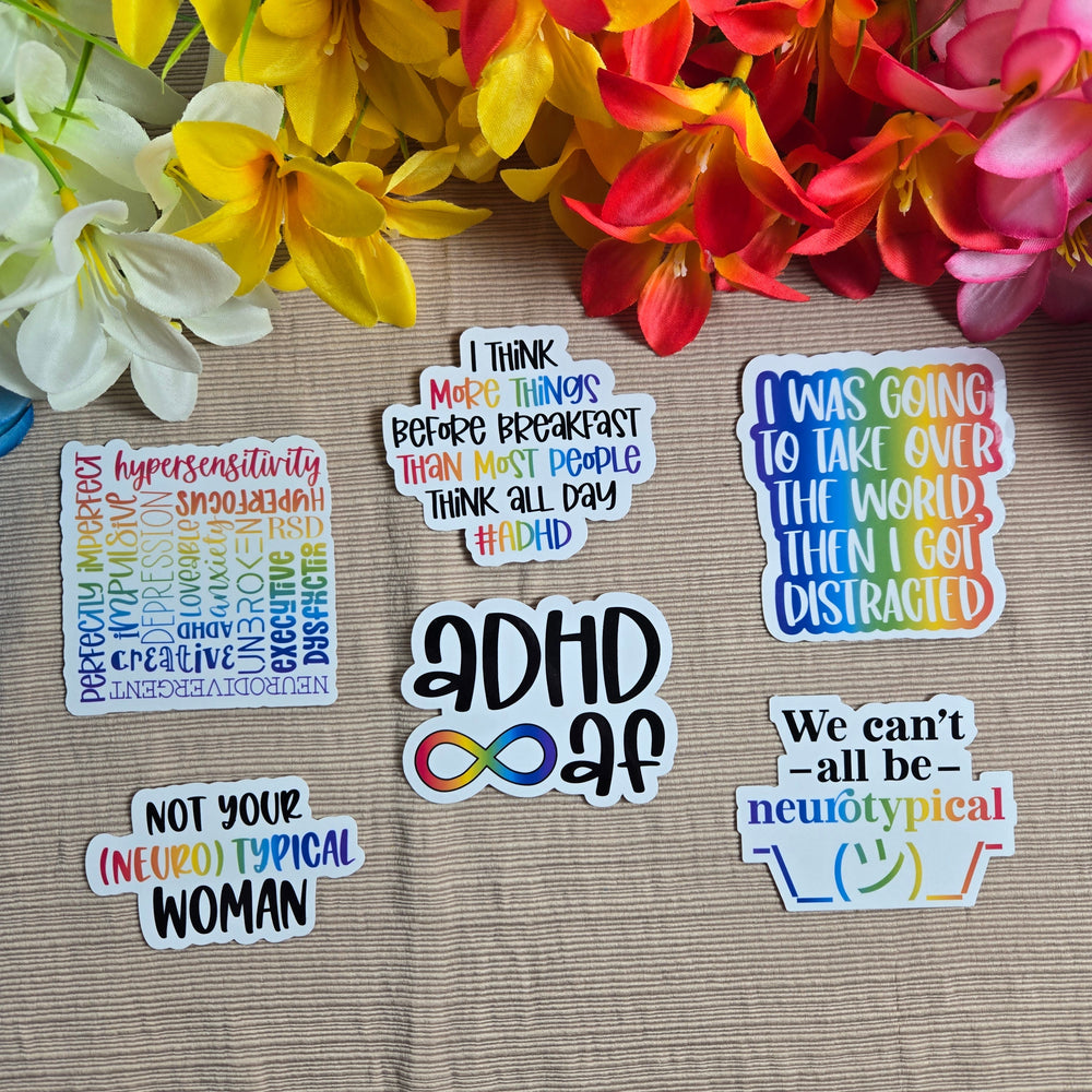 Neurodivergent Sticker Series 1 (ONLINE ORDER ONLY)