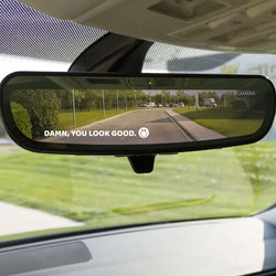 The Text Car Stickers Damn, You Look Good Decoration Rear View Mirror Trendy  Window Car Die Cutting Vinyl Decal (ONLINE ORDER ONLY)