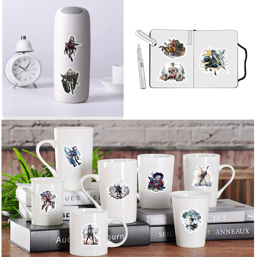 10/30/60PCS Game Arknights Stickers Graffiti Decals Kids Toy DIY Laptop Phone Suitcase Fridge Notebook Cartoon Sticker Wholesale (ONLINE ORDER ONLY)