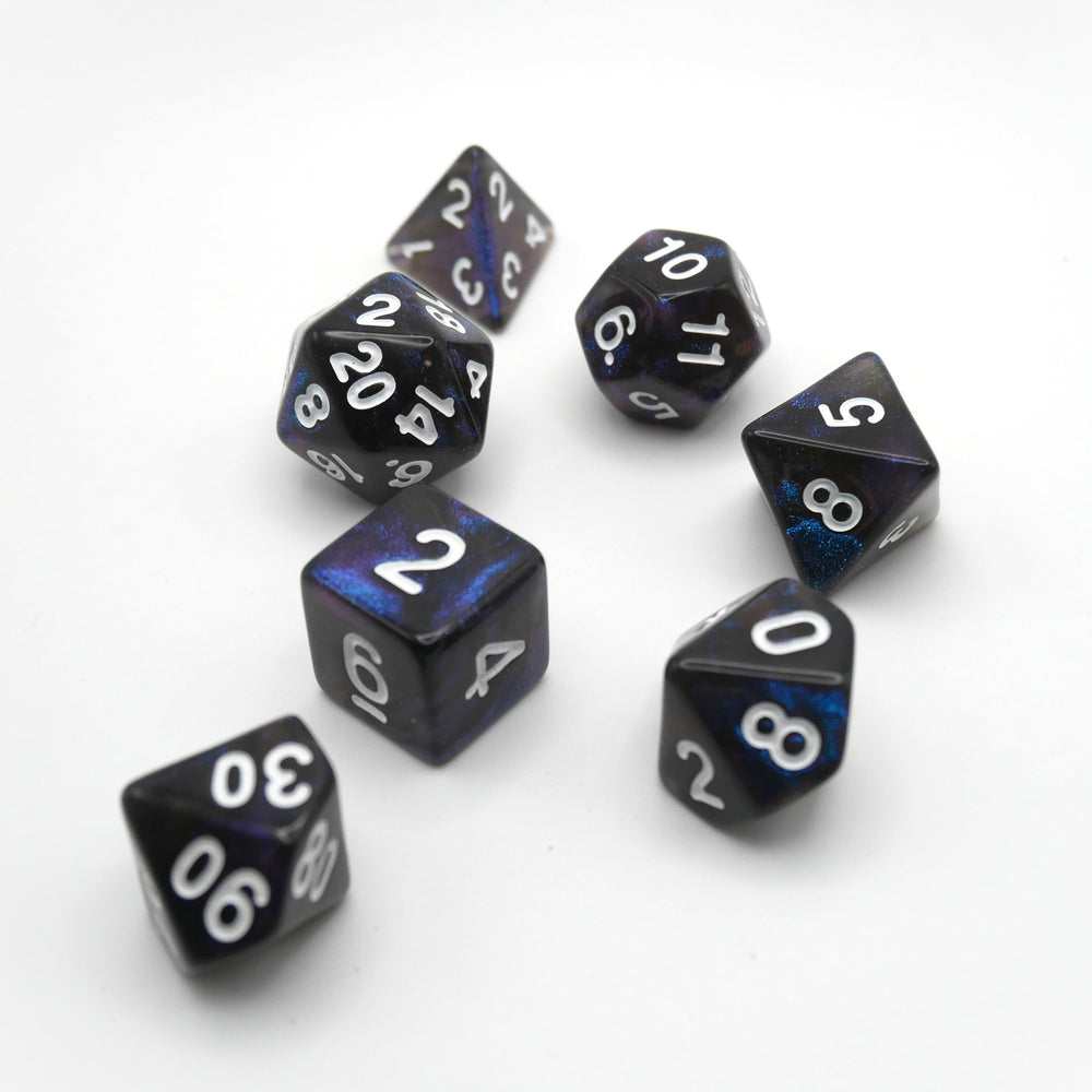 Aerodactyl's Wings - 7 Piece DnD Dice Set | Acrylic RPG Gaming Dice (ONLINE ORDER ONLY)
