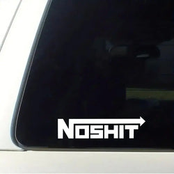 NOSHIT Nos Style Decal Funny Car Truck Vinyl Sticker JDM Racing Window Decal Stickers Jdm Window Decals (Online Order Only)