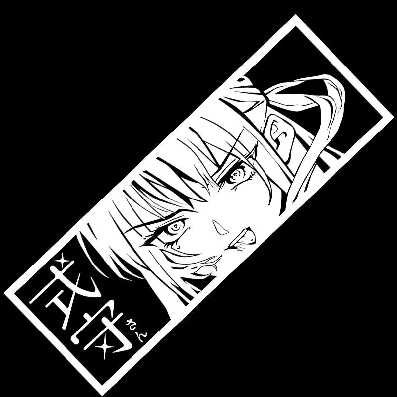 MᎥcchon ShᎥkᎥmorᎥ |みっちょん  Anime Car Sticker Girl Comics Laptop Stickers Window Bumper Windshield Vinyl Decals (ONLINE ORDER ONLY)