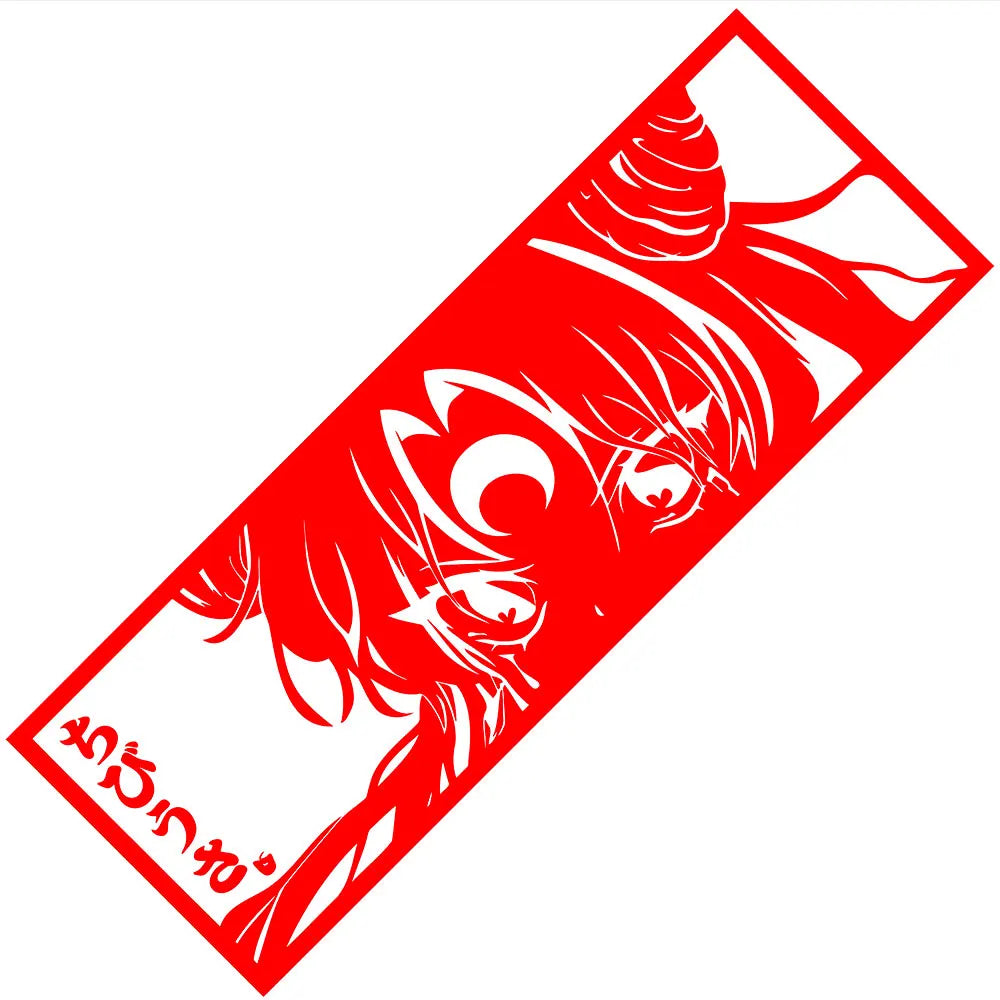 Black Lady | Sailor Moon | Chibiusa Car Sticker Anime PVC Window Decoration Auto Parts Laser Stickers Beautiful Girl Vinyl Decal (ONLINE ORDER ONLY)