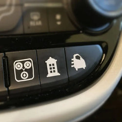 Universal Fit Car Sticker And Truck Vehicle White Blank Buttons The Car Interior  Decoration Die Cutting  Vinyl Decals (ONLINE ORDER ONLY)