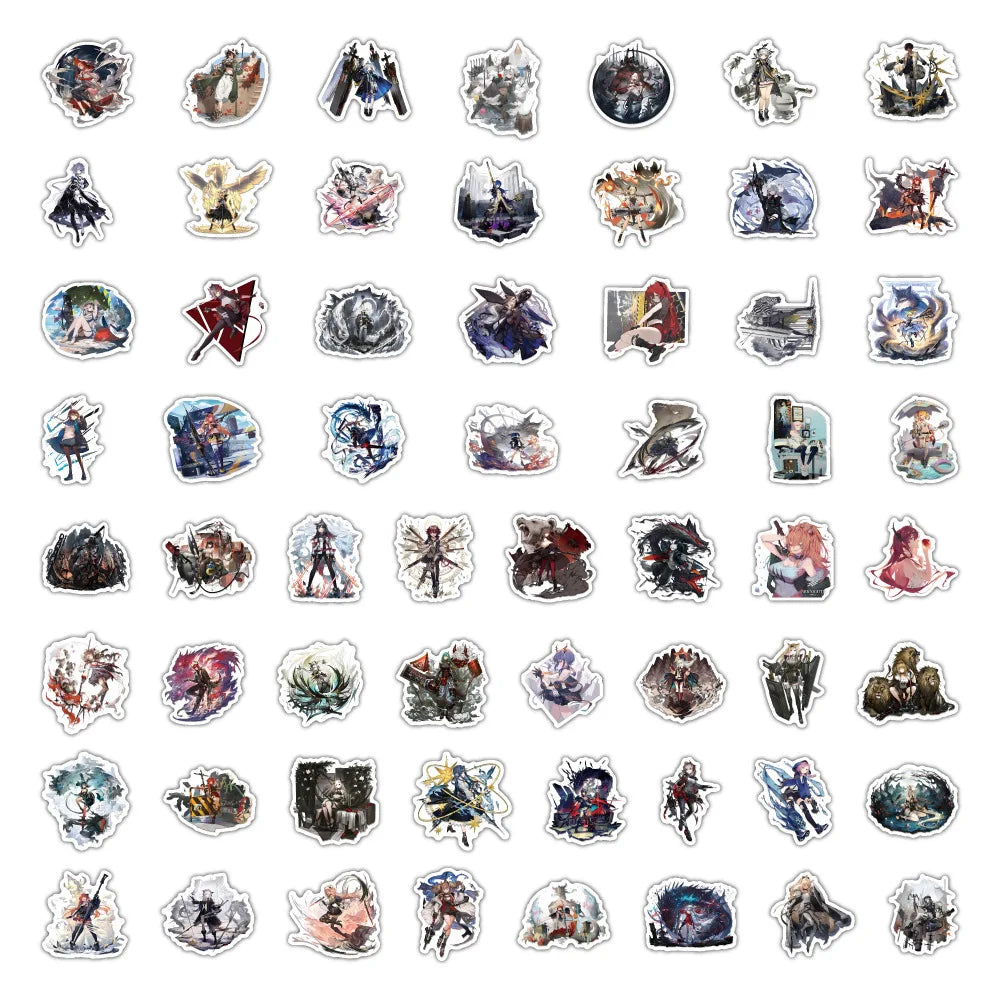 10/30/60PCS Game Arknights Stickers Graffiti Decals Kids Toy DIY Laptop Phone Suitcase Fridge Notebook Cartoon Sticker Wholesale (ONLINE ORDER ONLY)