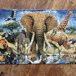African Oasis 234 Piece "World's Smallest" Jigsaw Puzzle TDC (ONLINE ORDER ONLY)