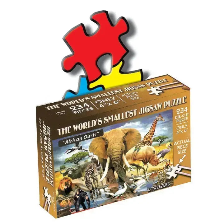 African Oasis 234 Piece "World's Smallest" Jigsaw Puzzle TDC (ONLINE ORDER ONLY)