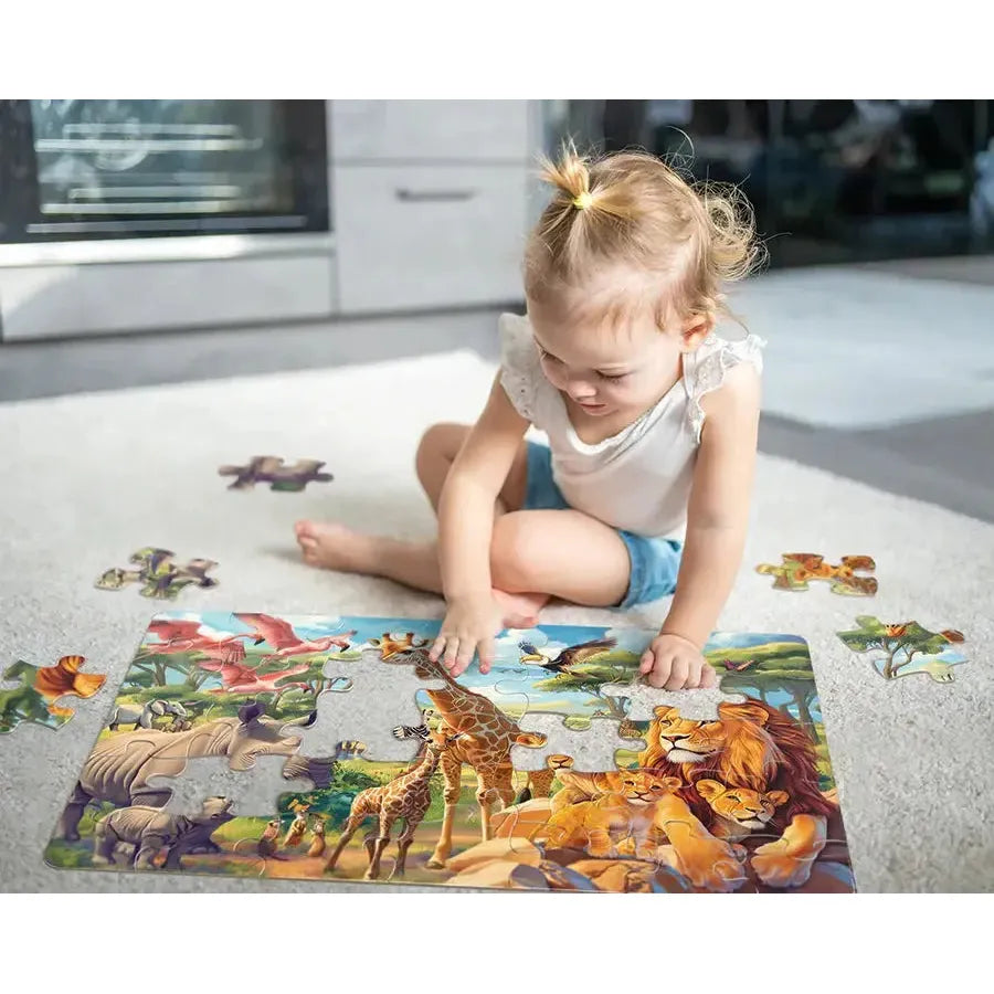 African Plains 35 Piece Floor Jigsaw Puzzle Cobble Hill (ONLINE ORDER ONLY)