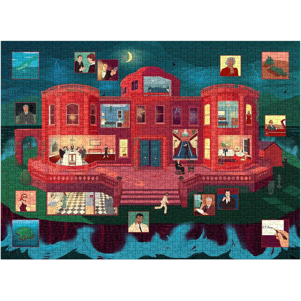 Agatha Christie & Then There Were None 1000 Piece Jigsaw Puzzle Laurence King (ONLINE ORDER ONLY)