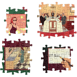 Agatha Christie & Then There Were None 1000 Piece Jigsaw Puzzle Laurence King (ONLINE ORDER ONLY)