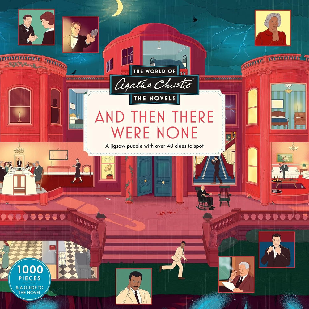 Agatha Christie & Then There Were None 1000 Piece Jigsaw Puzzle Laurence King (ONLINE ORDER ONLY)