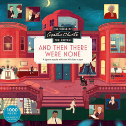 Agatha Christie & Then There Were None 1000 Piece Jigsaw Puzzle Laurence King (ONLINE ORDER ONLY)