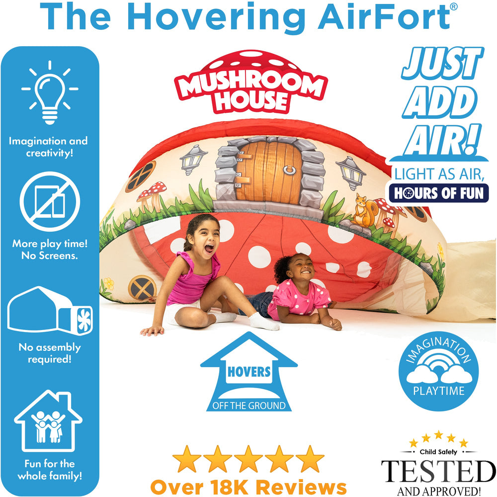 The Original AirFort - Mushroom House (ONLINE ORDER ONLY)
