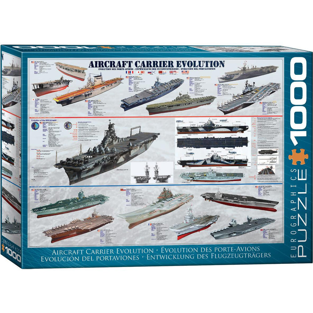 Aircraft Carrier Evolution 1000 Piece Jigsaw Puzzle Eurographics (ONLINE ORDER ONLY)