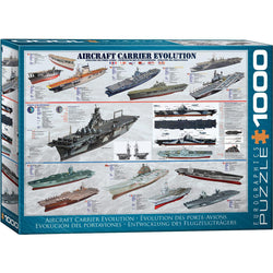 Aircraft Carrier Evolution 1000 Piece Jigsaw Puzzle Eurographics (ONLINE ORDER ONLY)
