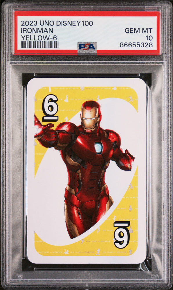 2023 UNO DISNEY 100 IRONMAN YELLOW 6 PSA 10 (Online Order Only)