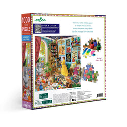 Alchemist's Art Studio 1000 Piece Jigsaw Puzzle eeBoo (ONLINE ORDER ONLY)