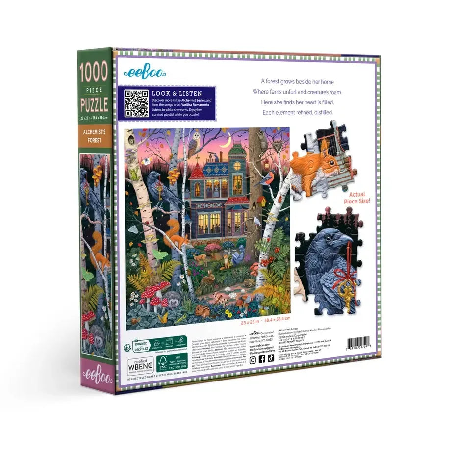 Alchemist's Forest 1000 Piece Jigsaw Puzzle eeBoo (ONLINE ORDER ONLY)