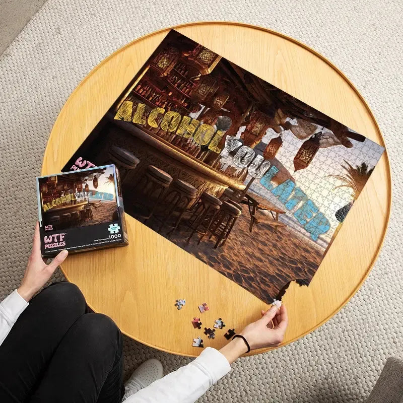 Alcoholyoulater 1000 Piece Jigsaw Puzzle WTF (ONLINE ORDER ONLY)