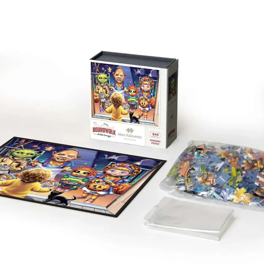 Alien Halloween 210 Piece Jigsaw Puzzle Boardwalk (ONLINE ORDER ONLY)
