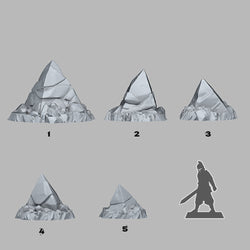 3D Printed Fantastic Plants and Rocks Alien Shards 28mm - 32mm D&D Wargaming (Online Only)