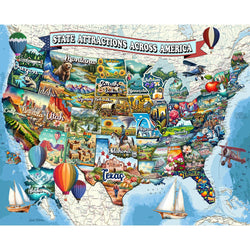 All American Attractions 1000 Piece Jigsaw Puzzle Springbok (ONLINE ORDER ONLY)