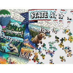 All American Attractions 1000 Piece Jigsaw Puzzle Springbok (ONLINE ORDER ONLY)