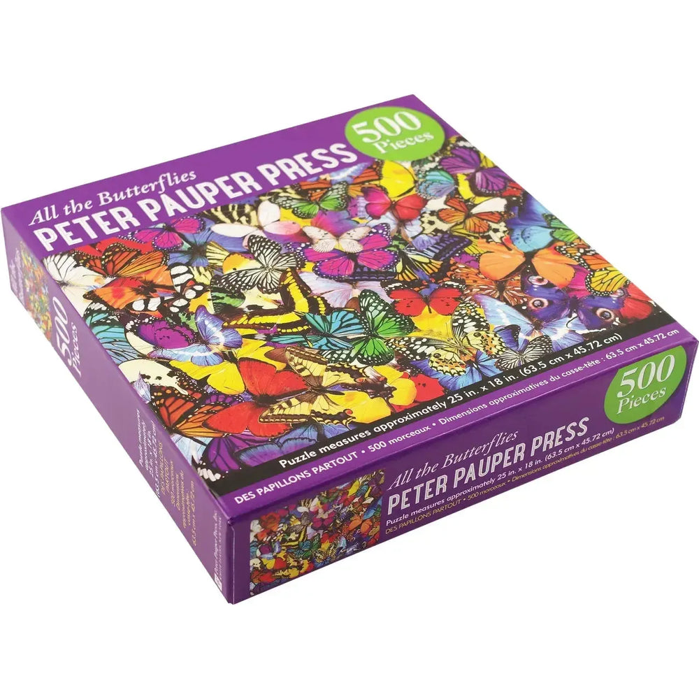 All the Butterflies 500 Piece Jigsaw Puzzle Peter Pauper (ONLINE ORDER ONLY)