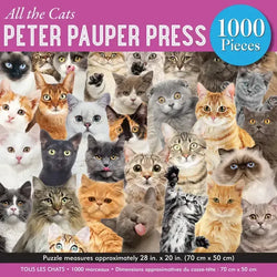 All the Cats 1000 Piece Jigsaw Puzzle Peter Pauper (ONLINE ORDER ONLY)