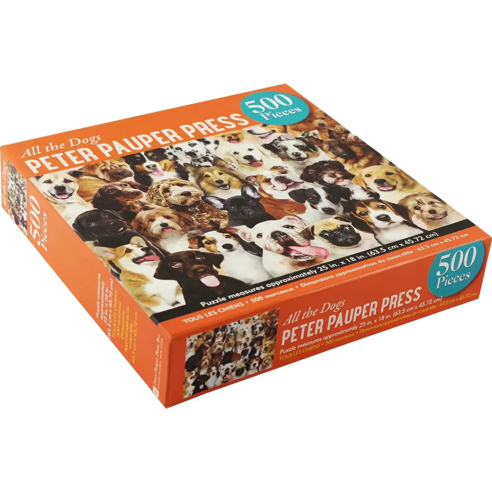 All the Dogs 500 Piece Jigsaw Puzzle Peter Pauper (ONLINE ORDER ONLY)