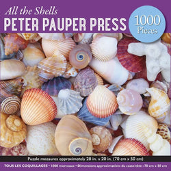 All the Shells 1000 Piece Jigsaw Puzzle Peter Pauper (ONLINE ORDER ONLY)