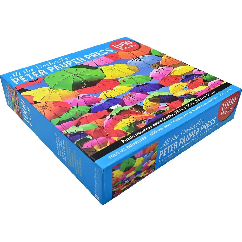All the Umbrellas 1000 Piece Jigsaw Puzzle Peter Pauper (ONLINE ORDER ONLY)