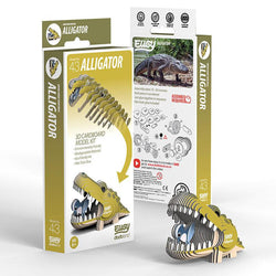 Alligator 3D Cardboard Model Kit Eugy (ONLINE ORDER ONLY)