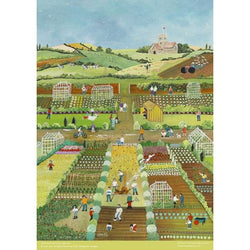 Allotments by Judy Joel 500 Piece Jigsaw Puzzle Flame Tree (ONLINE ORDER ONLY)