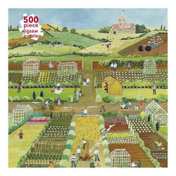 Allotments by Judy Joel 500 Piece Jigsaw Puzzle Flame Tree (ONLINE ORDER ONLY)