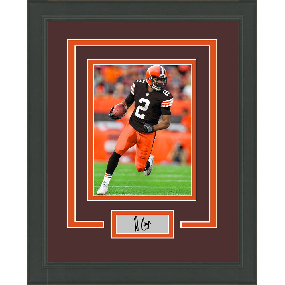 Framed Amari Cooper Facsimile Laser Engraved Signature Auto Cleveland Browns 11x14 Football Photo (ONLINE ORDER ONLY)