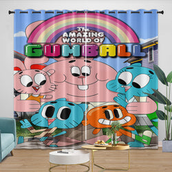 Amazing World of Gumball Curtains Movie Blackout Window Drapes (ONLINE ORDER ONLY)