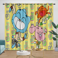 Amazing World of Gumball Curtains Movie Blackout Window Drapes (ONLINE ORDER ONLY)
