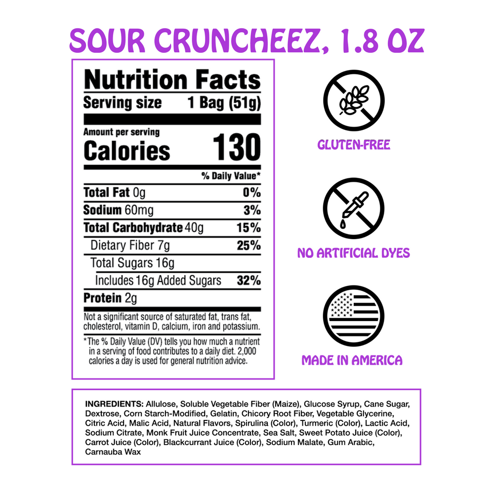 Gummy Cruncheez, Single Serve (Online Only)