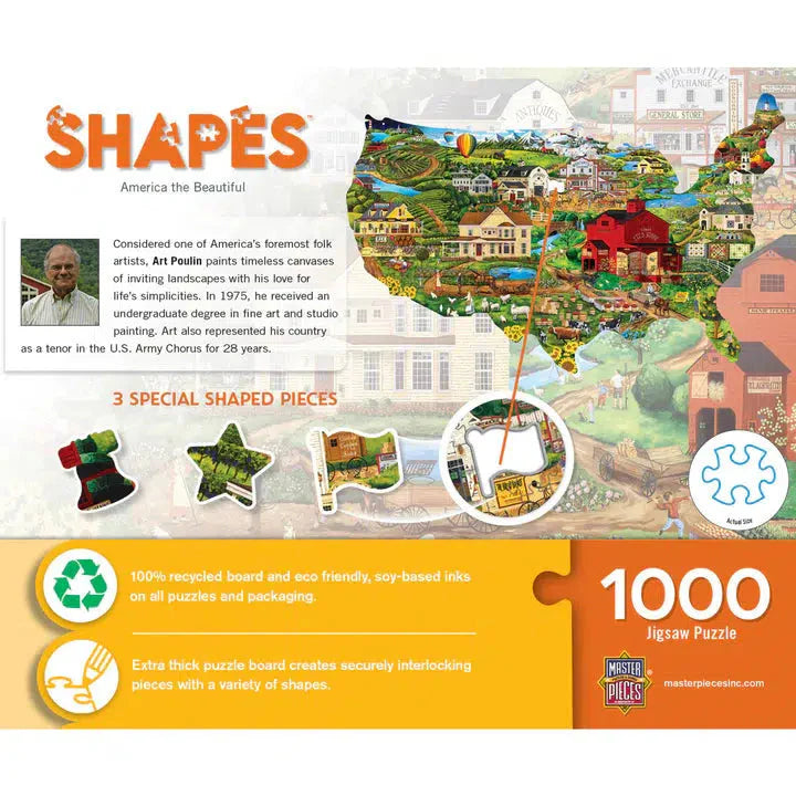 America the Beautiful 1000 Piece Jigsaw Puzzle MasterPieces (ONLINE ORDER ONLY)