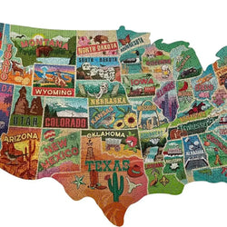 American Road Trip 1000 Piece Shaped Jigsaw Puzzle TDC (ONLINE ORDER ONLY)