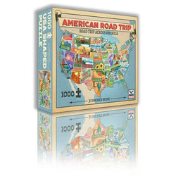 American Road Trip 1000 Piece Shaped Jigsaw Puzzle TDC (ONLINE ORDER ONLY)