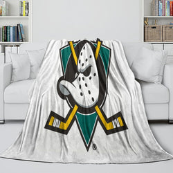 Anaheim Ducks Blanket Flannel Throw Kids Room Decoration (Online Order Only)