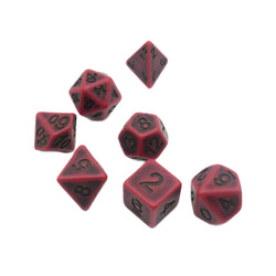 Ancient Blood - 7 Piece DnD Dice Set | Acrylic RPG Gaming Dice (ONLINE ORDER ONLY)