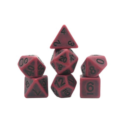 Ancient Blood - 7 Piece DnD Dice Set | Acrylic RPG Gaming Dice (ONLINE ORDER ONLY)